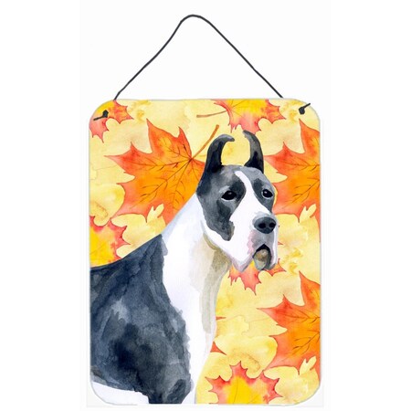 Carolines Treasures Harlequin Great Dane Fall Wall or Door Hanging Prints BB9904DS1216